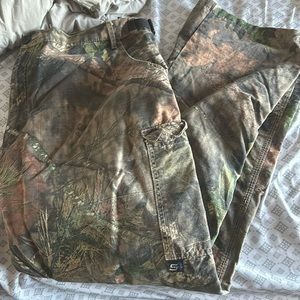 Scent Blocker Mossy Oak Cargo Hunting Pants - 2X